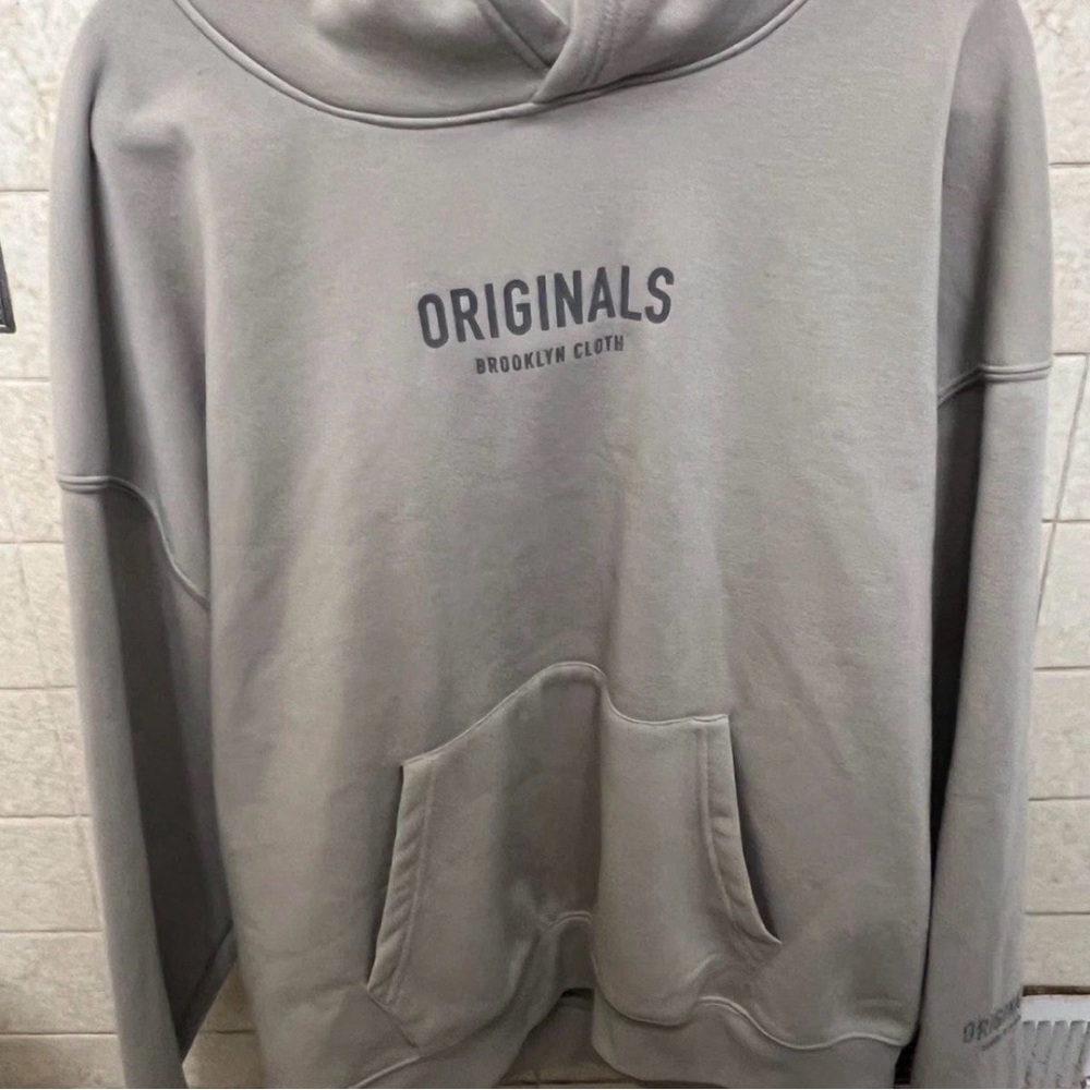 Brooklyn Cloth Originals Light Gray Hoodie